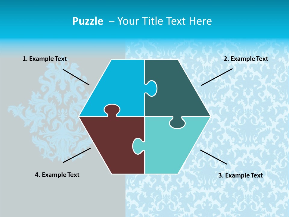 Textile Line Illustration PowerPoint Template