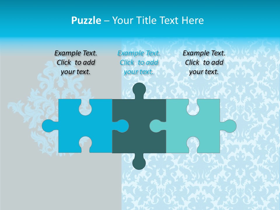 Textile Line Illustration PowerPoint Template