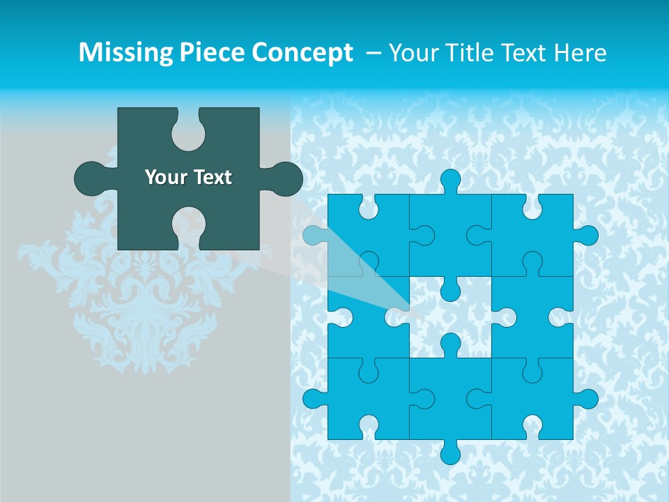 Textile Line Illustration PowerPoint Template