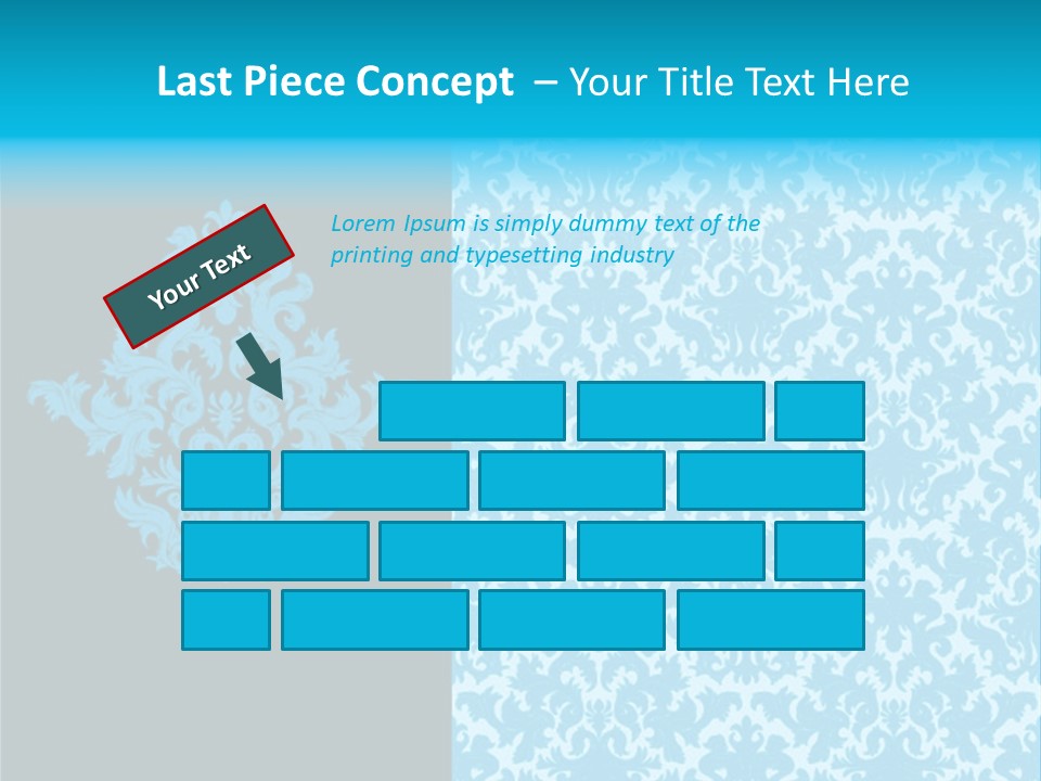 Textile Line Illustration PowerPoint Template