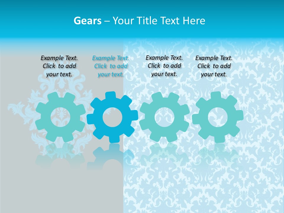 Textile Line Illustration PowerPoint Template