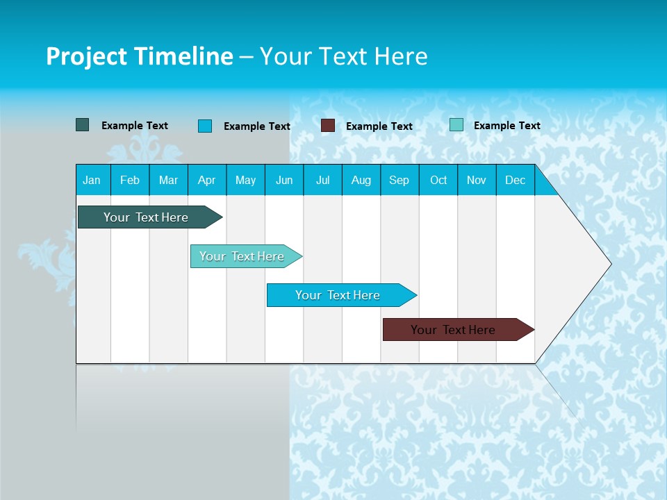 Textile Line Illustration PowerPoint Template