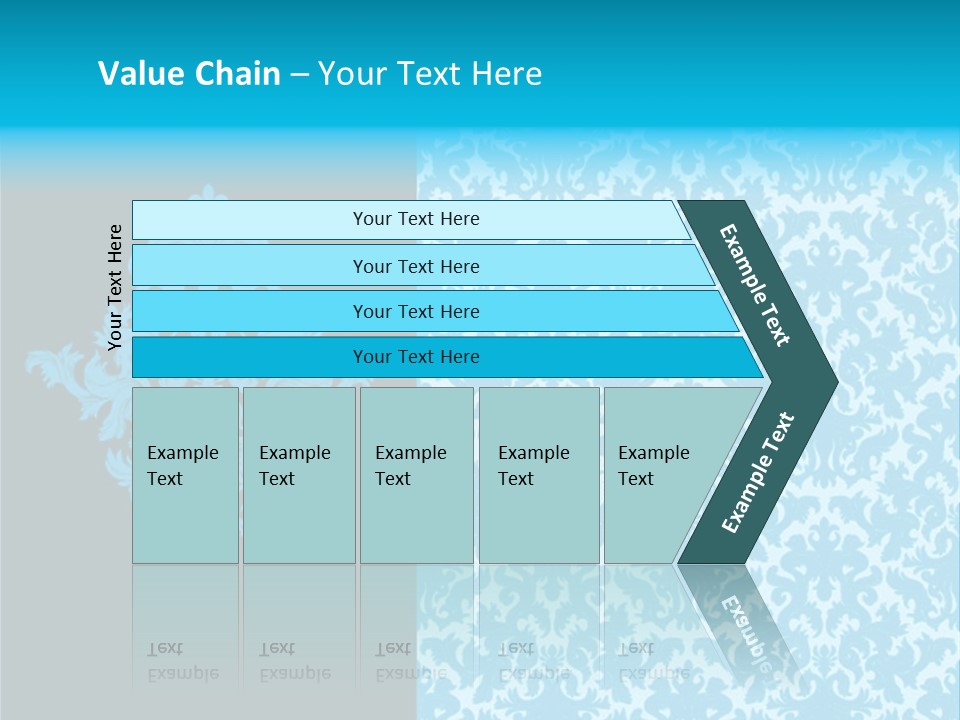 Textile Line Illustration PowerPoint Template