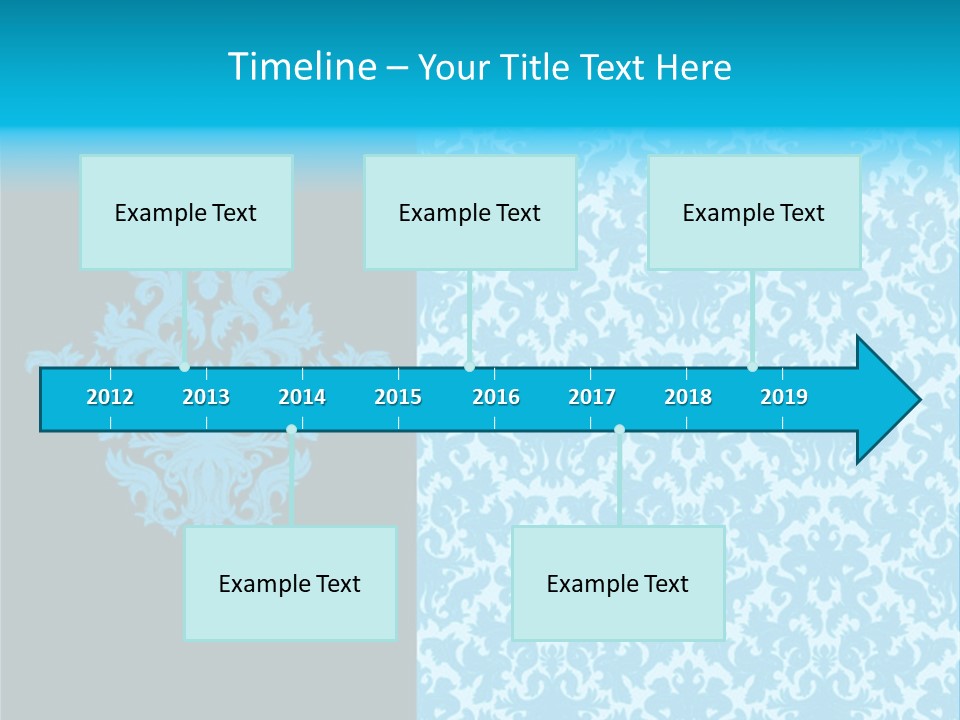 Textile Line Illustration PowerPoint Template