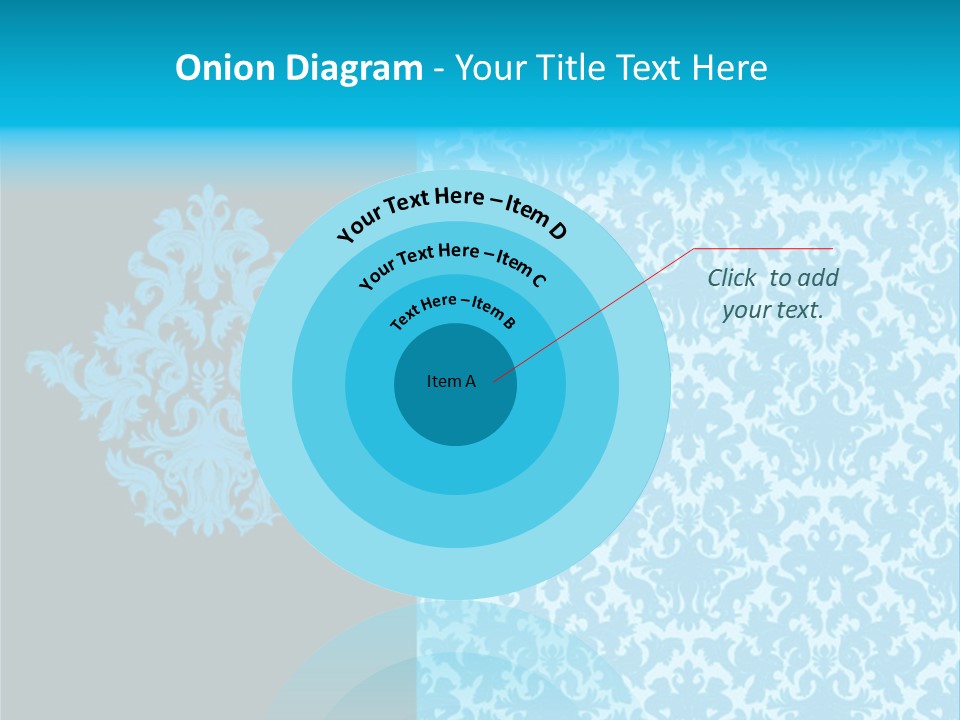 Textile Line Illustration PowerPoint Template