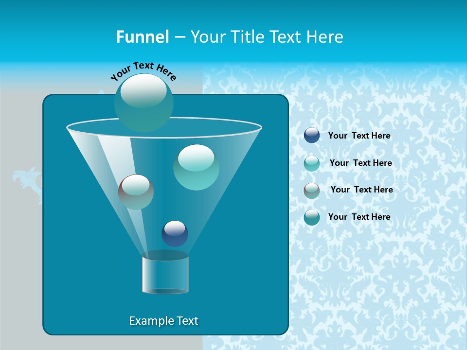 Textile Line Illustration PowerPoint Template