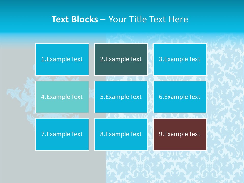 Textile Line Illustration PowerPoint Template