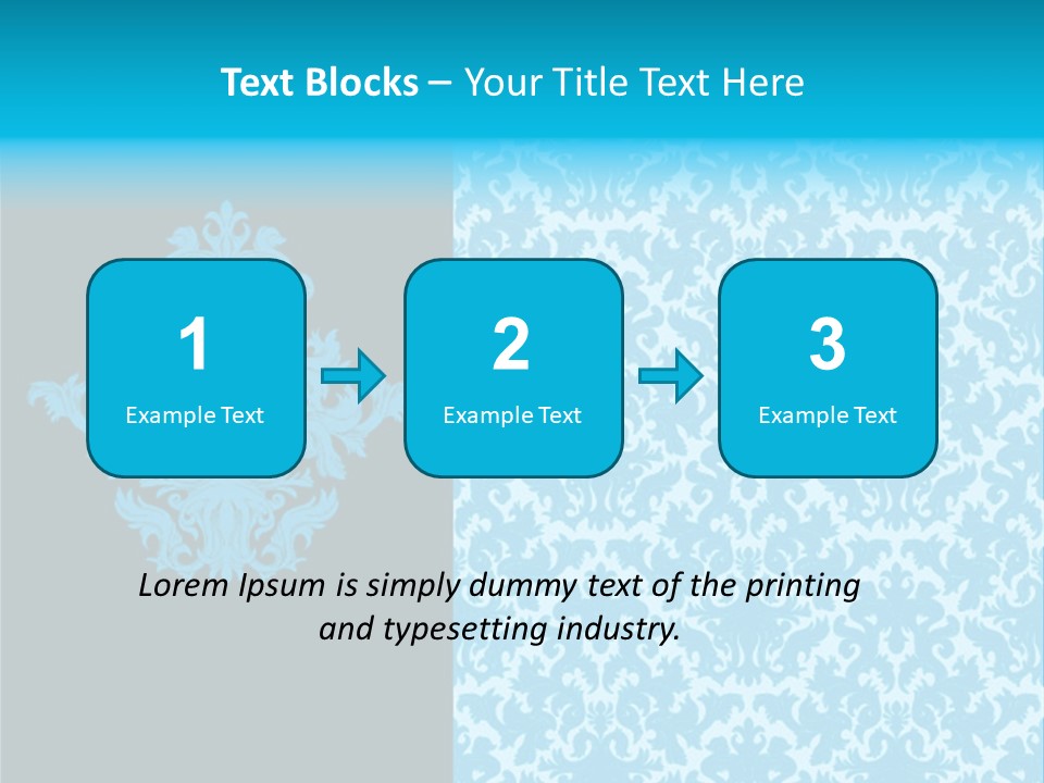 Textile Line Illustration PowerPoint Template