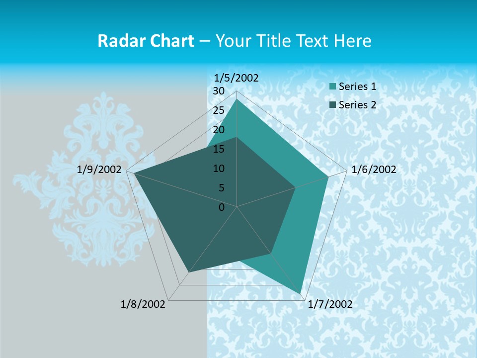 Textile Line Illustration PowerPoint Template
