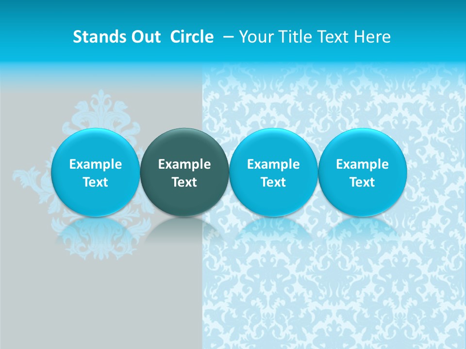 Textile Line Illustration PowerPoint Template