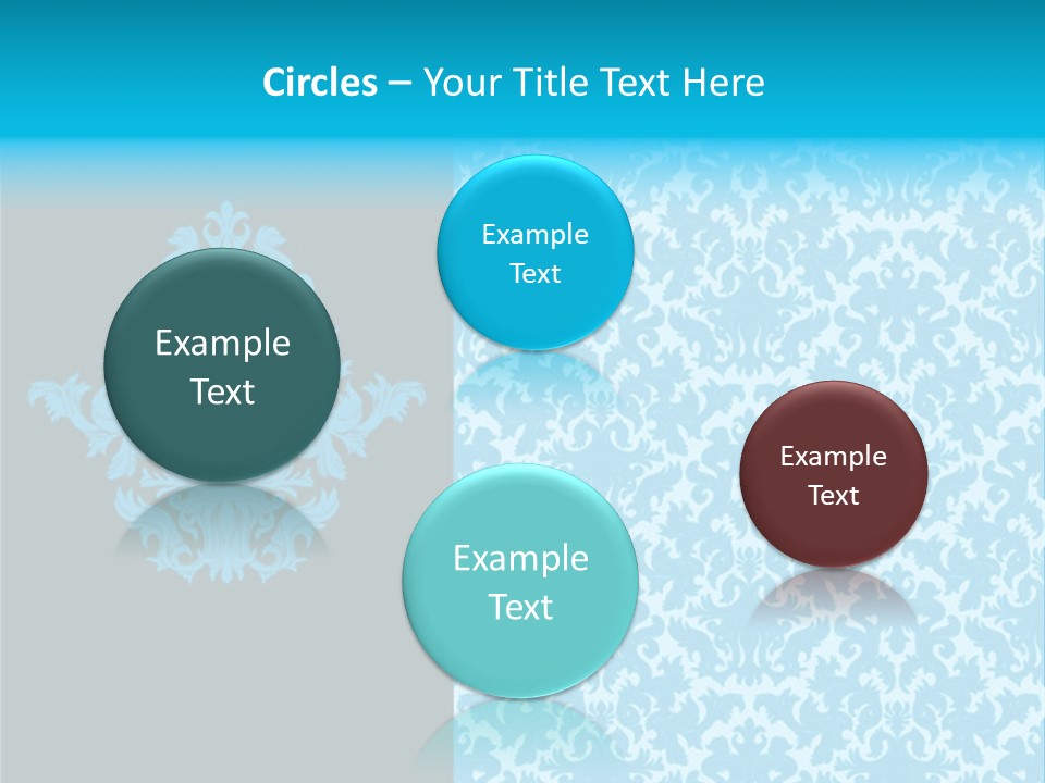 Textile Line Illustration PowerPoint Template