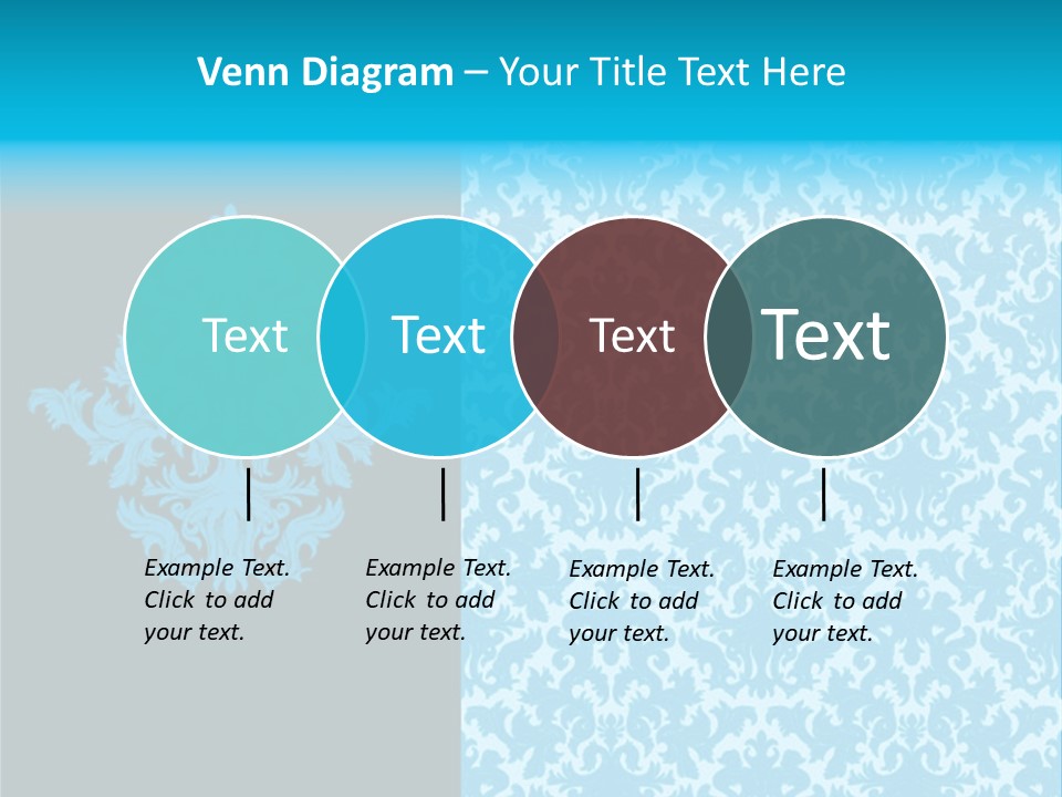 Textile Line Illustration PowerPoint Template