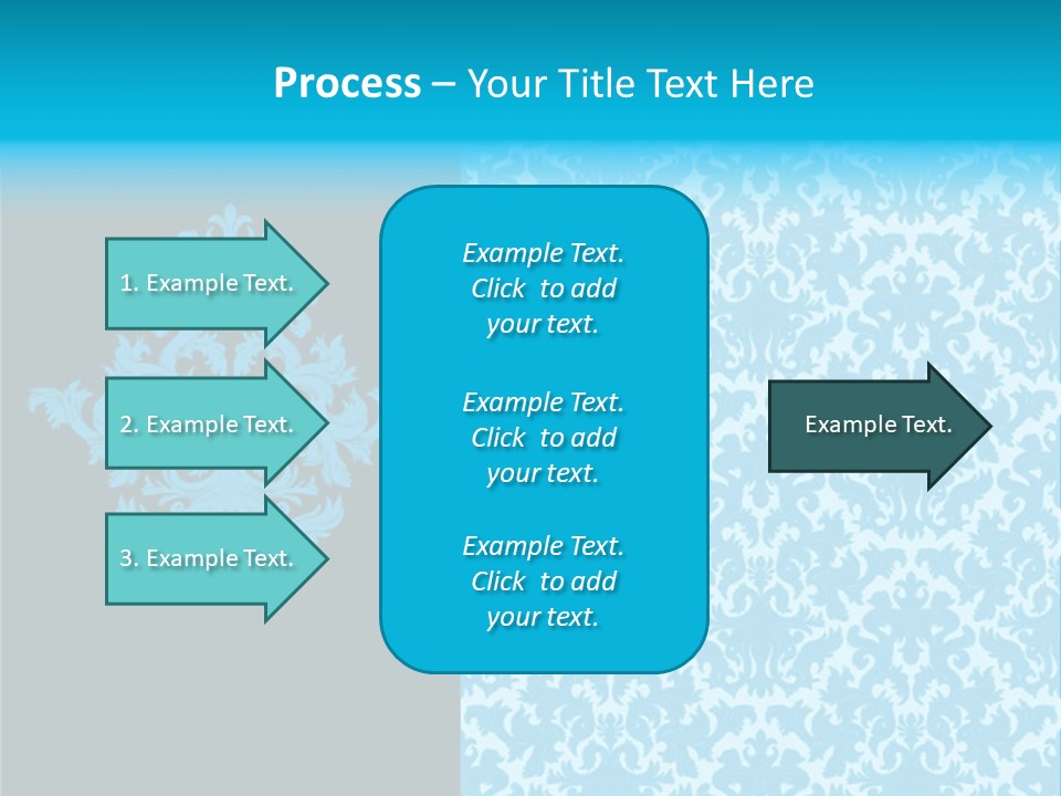 Textile Line Illustration PowerPoint Template