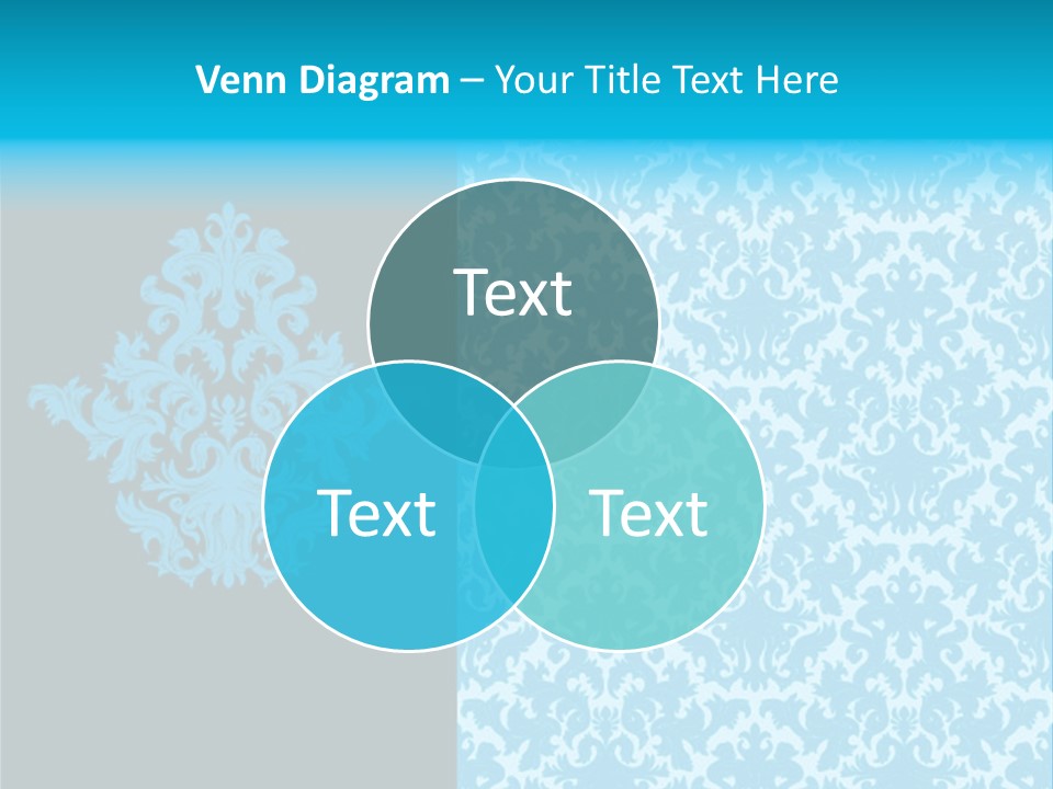 Textile Line Illustration PowerPoint Template