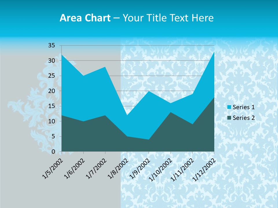 Textile Line Illustration PowerPoint Template