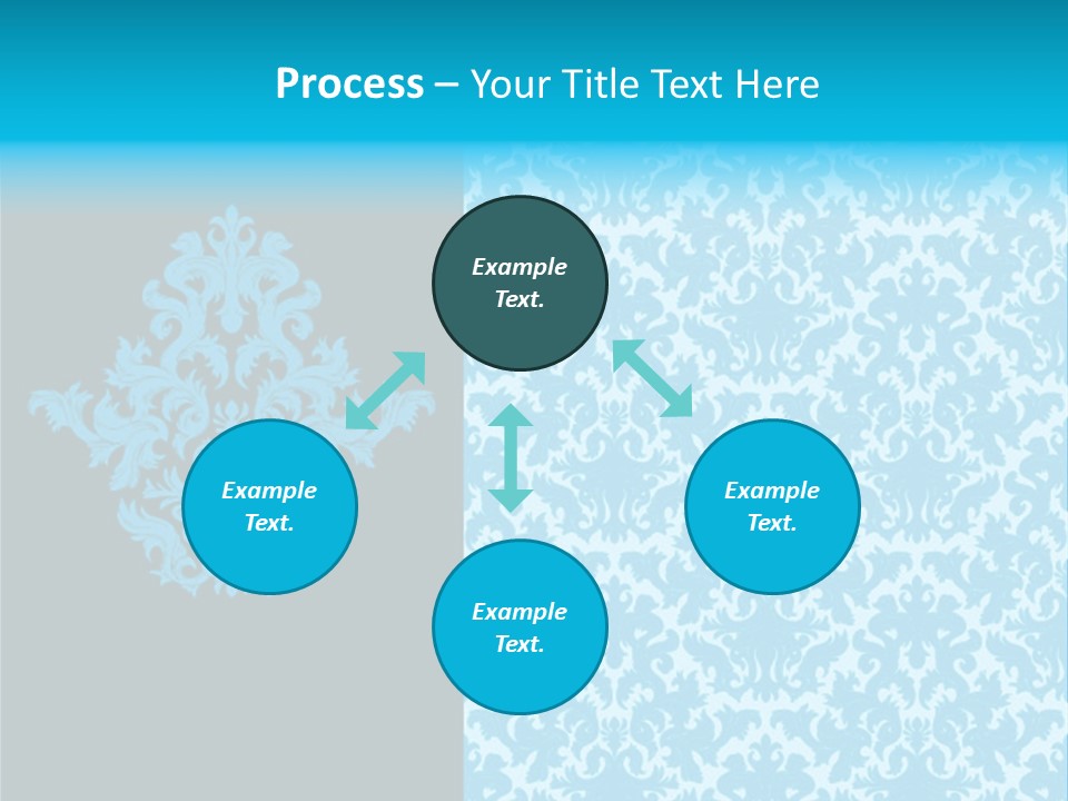 Textile Line Illustration PowerPoint Template