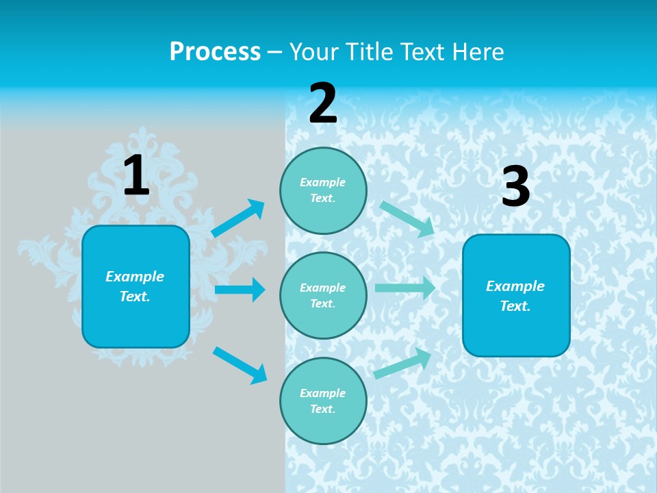 Textile Line Illustration PowerPoint Template