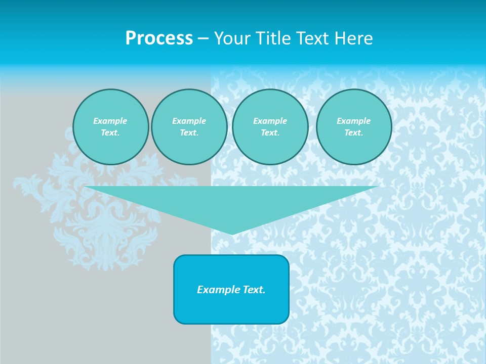 Textile Line Illustration PowerPoint Template
