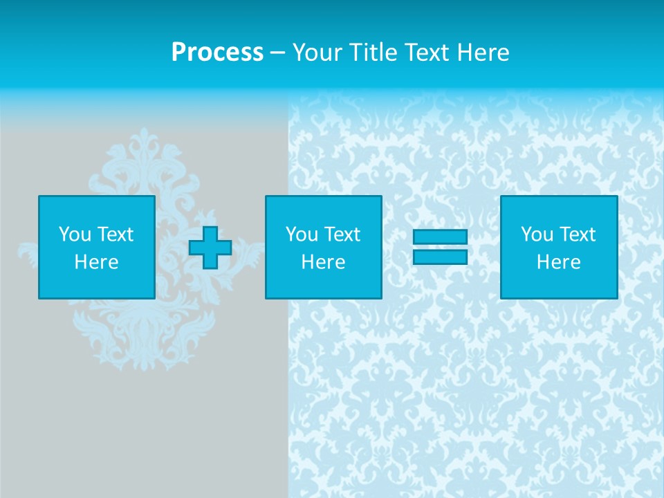 Textile Line Illustration PowerPoint Template
