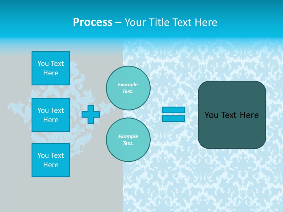 Textile Line Illustration PowerPoint Template