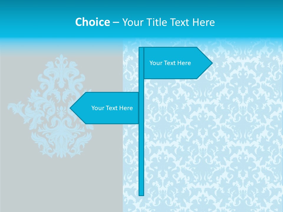 Textile Line Illustration PowerPoint Template