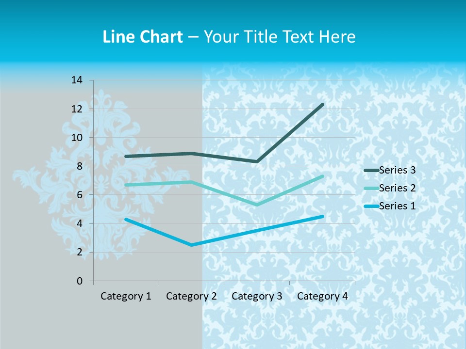Textile Line Illustration PowerPoint Template