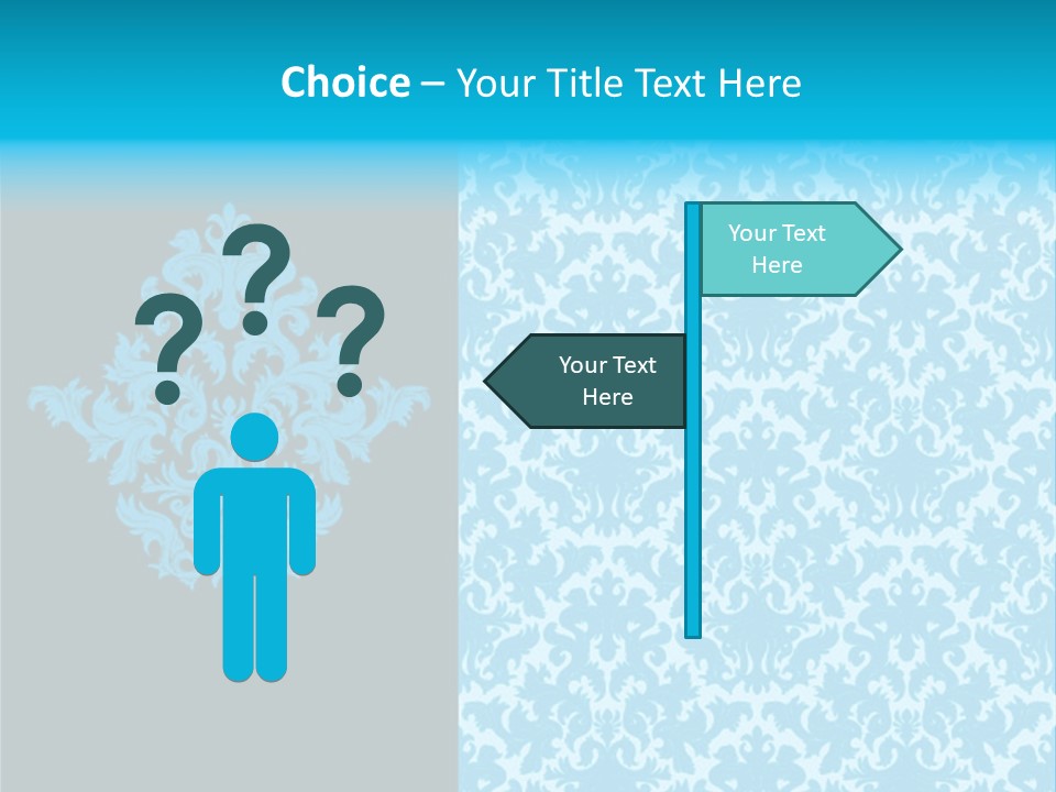 Textile Line Illustration PowerPoint Template