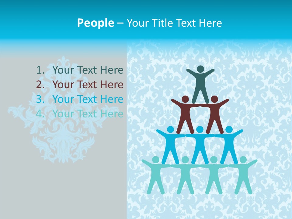 Textile Line Illustration PowerPoint Template