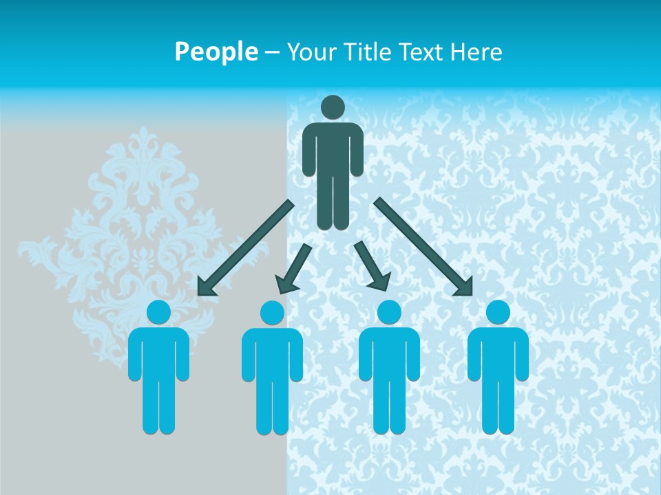 Textile Line Illustration PowerPoint Template