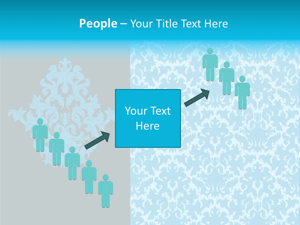 Textile Line Illustration PowerPoint Template