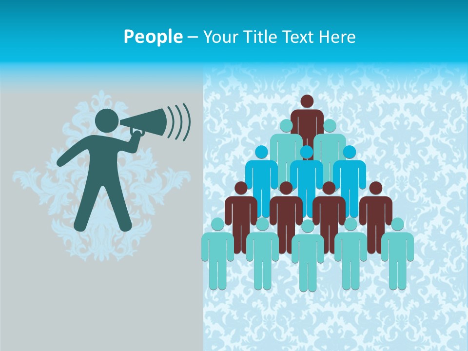 Textile Line Illustration PowerPoint Template