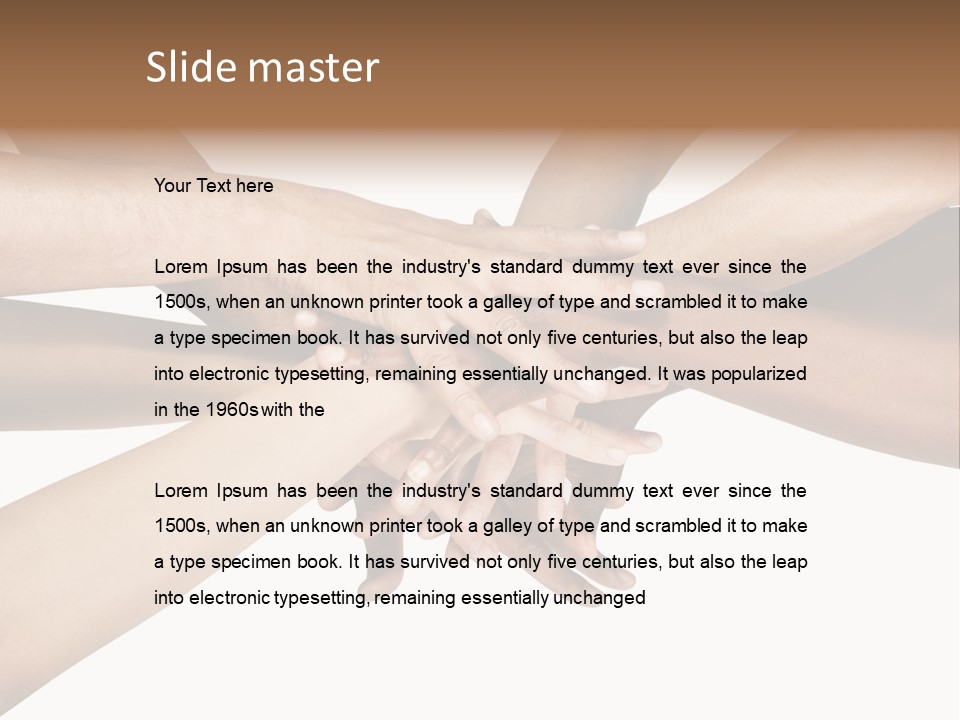 Large Medium Latin PowerPoint Template