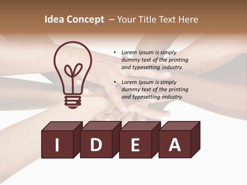 Large Medium Latin PowerPoint Template