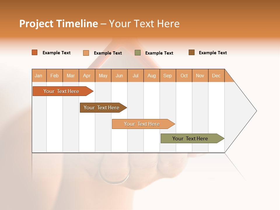 A Person Holding A Small House In Their Hands PowerPoint Template