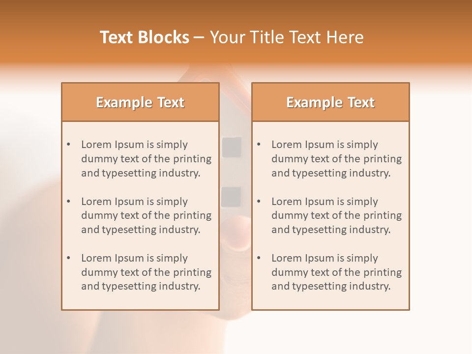 A Person Holding A Small House In Their Hands PowerPoint Template