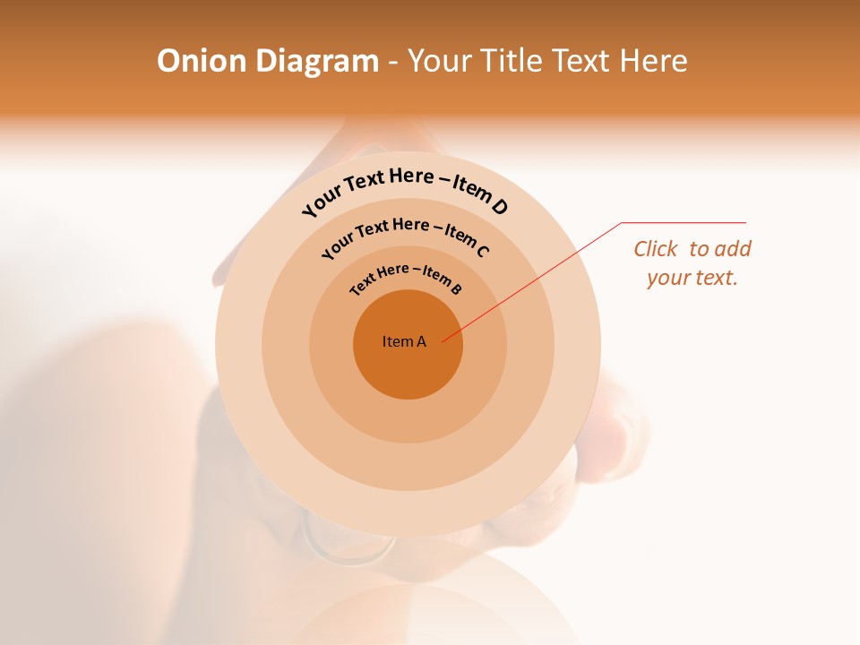 A Person Holding A Small House In Their Hands PowerPoint Template