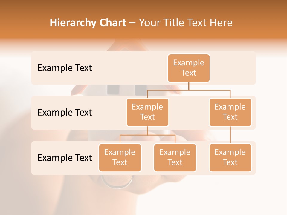 A Person Holding A Small House In Their Hands PowerPoint Template