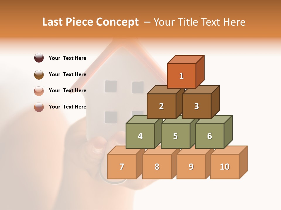 A Person Holding A Small House In Their Hands PowerPoint Template