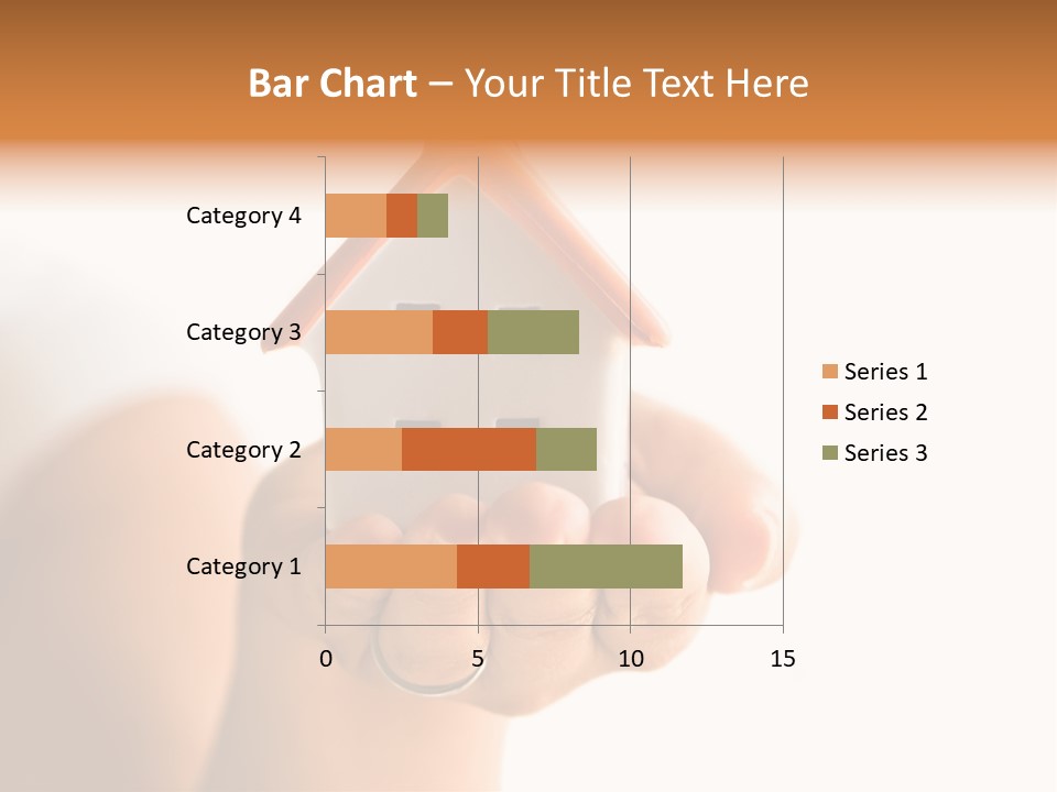 A Person Holding A Small House In Their Hands PowerPoint Template