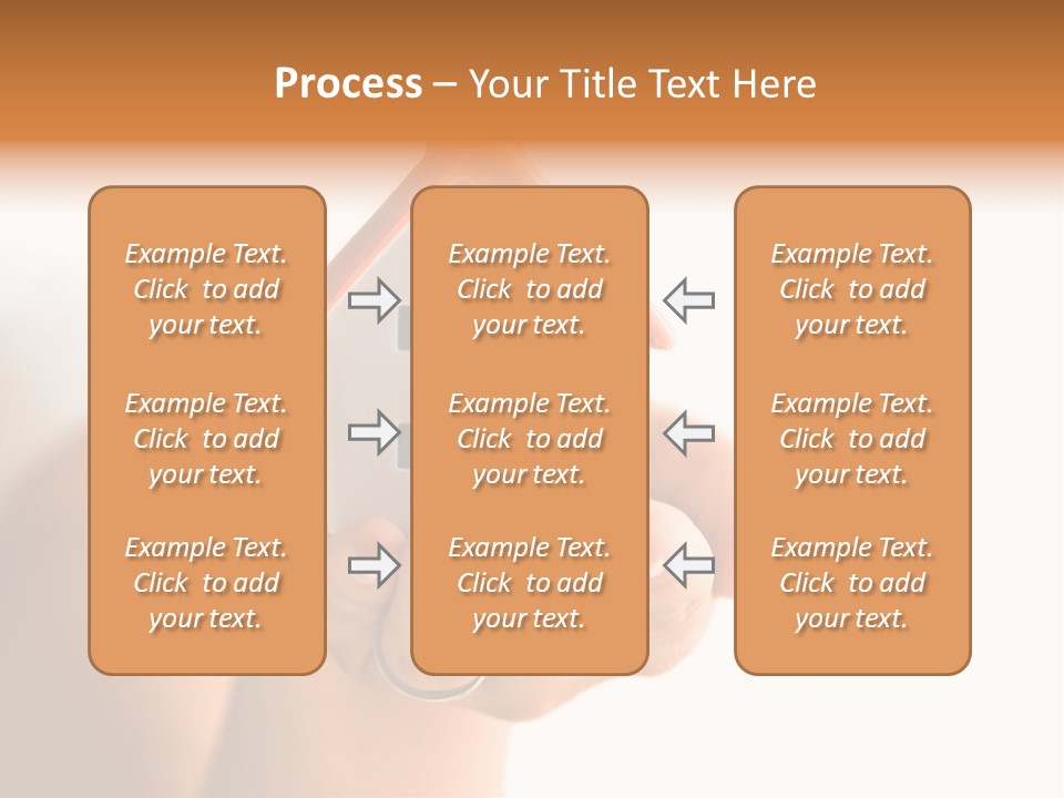 A Person Holding A Small House In Their Hands PowerPoint Template