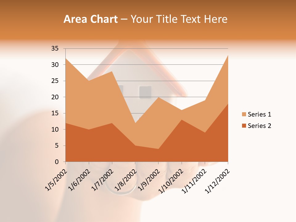 A Person Holding A Small House In Their Hands PowerPoint Template