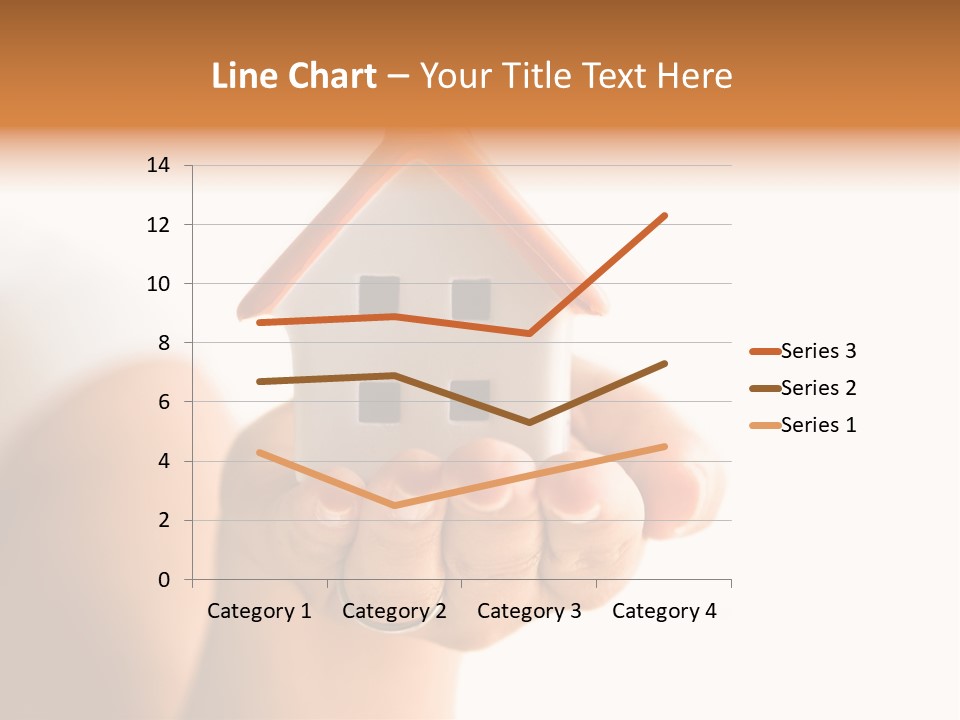 A Person Holding A Small House In Their Hands PowerPoint Template