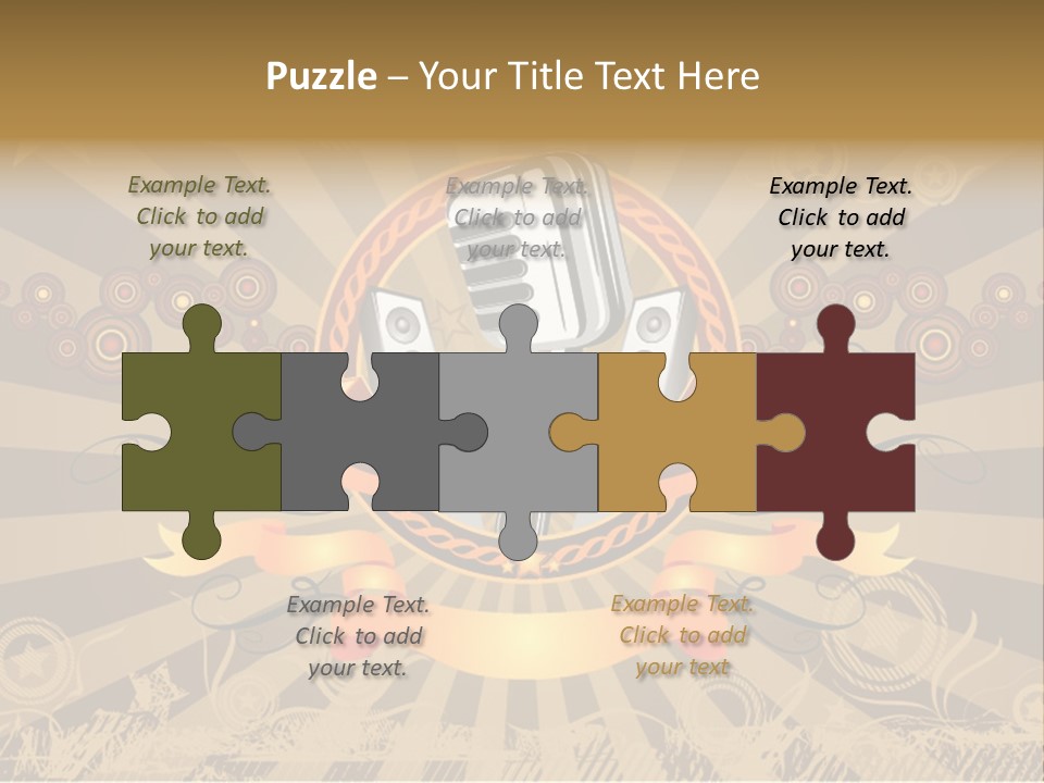 Vector Audio Concert PowerPoint Template