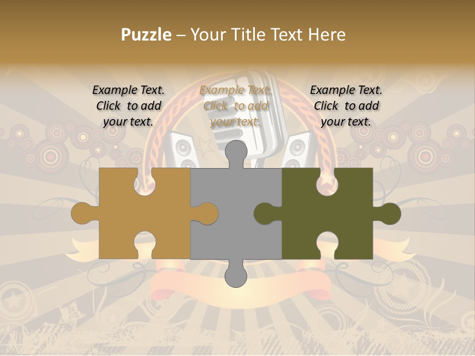 Vector Audio Concert PowerPoint Template