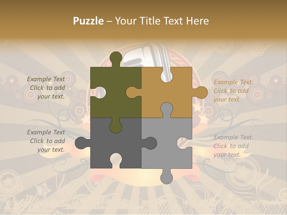 Vector Audio Concert PowerPoint Template