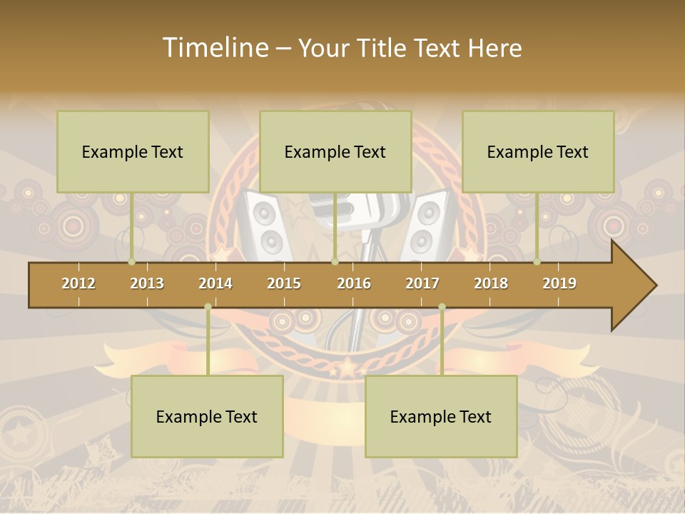 Vector Audio Concert PowerPoint Template