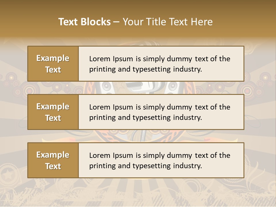Vector Audio Concert PowerPoint Template