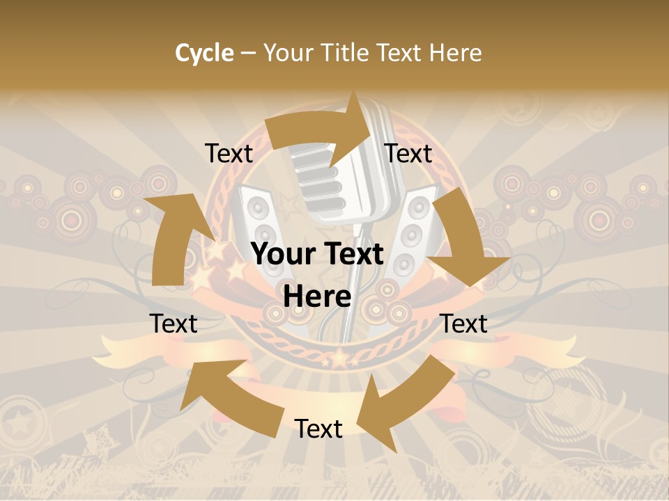 Vector Audio Concert PowerPoint Template