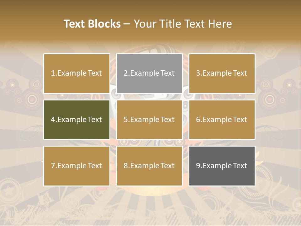 Vector Audio Concert PowerPoint Template