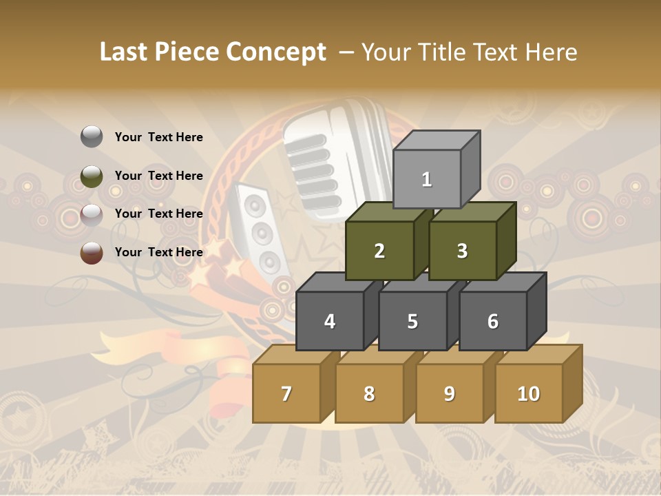 Vector Audio Concert PowerPoint Template